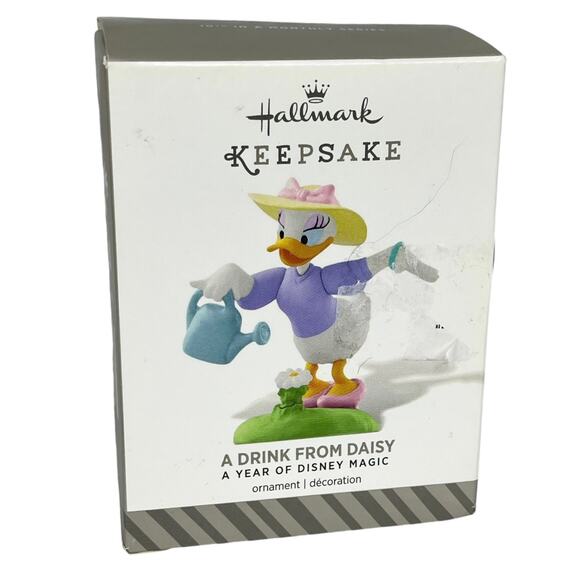 Hallmark Drink From DAISY DUCK ORNAMENT Watering Can Garden Year Of Disney Magic - Picture 6 of 8